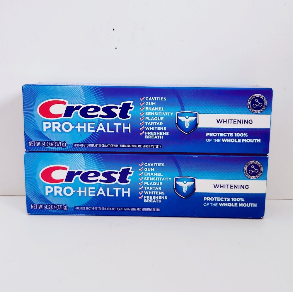 ⭐4/$15 Crest Pro-Health Whitening Anticavity Fluoride Toothpaste